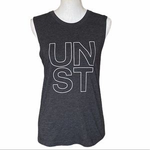 Soulcycle UNST gray tank top NEW